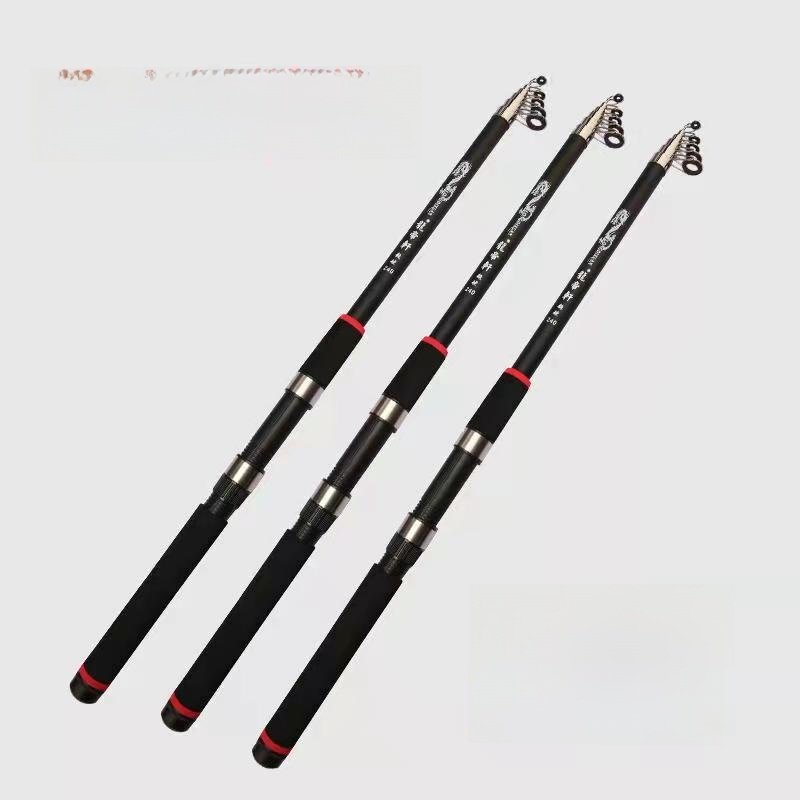 Fiberglass Fishing Rod Set with Reel