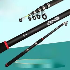 Fiberglass Fishing Rod Set with Reel - Image 3