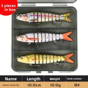 Multi-Section Bionic Loach Lure with Sound Beads - Image 13