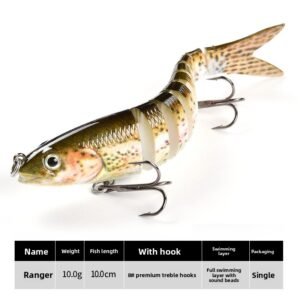 Multi-Section Bionic Loach Lure with Sound Beads - Image 9