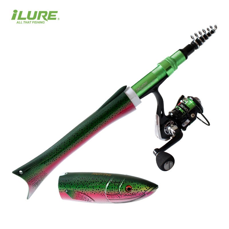 Fish-shaped telescopic rod
