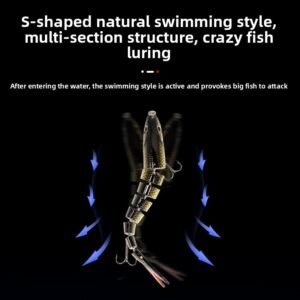 Multi-Section Bionic Loach Lure with Sound Beads - Image 2