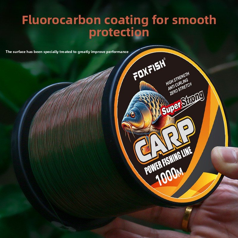 1000m Color-Changing Nylon Fishing Line – Wear-Resistant Main Line