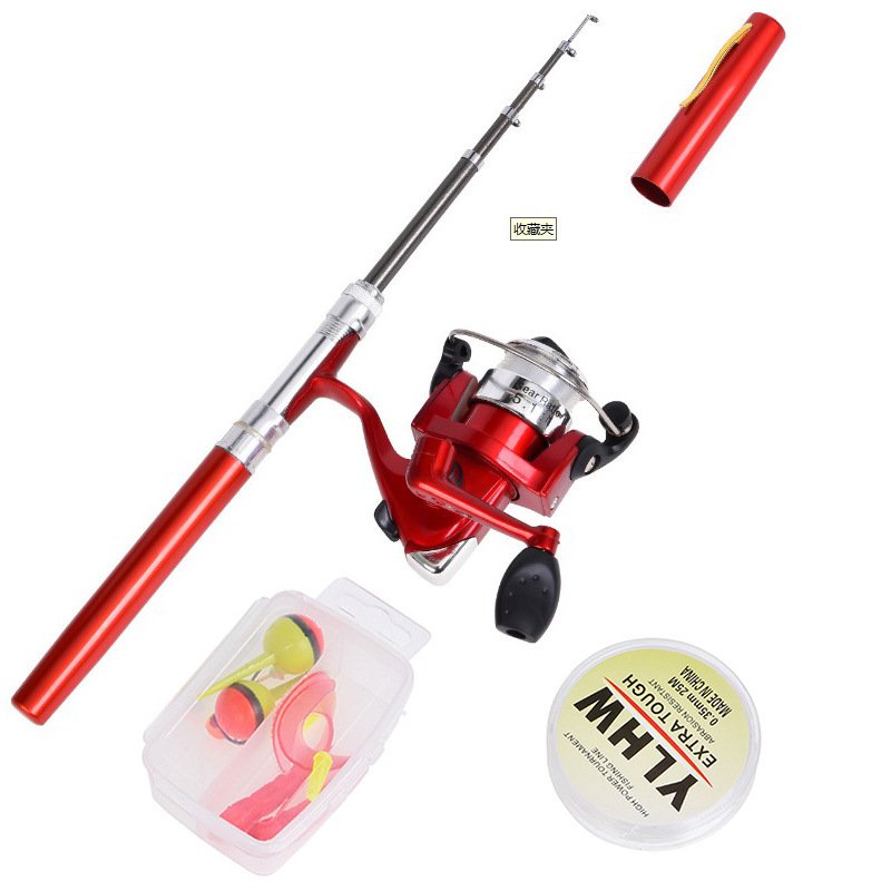 Portable Pen-Style Fishing Rod Set
