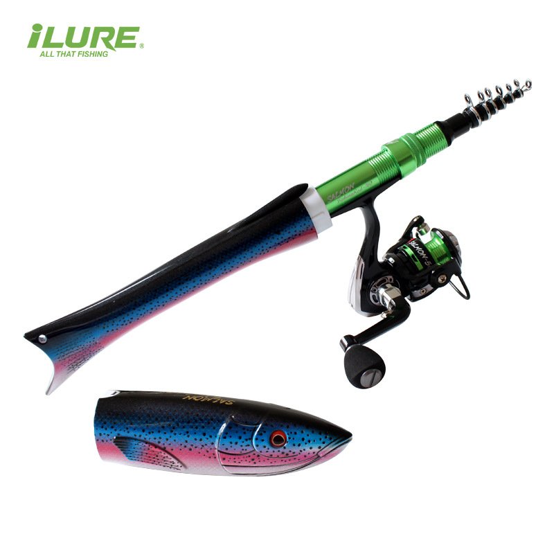 Fish-shaped telescopic rod