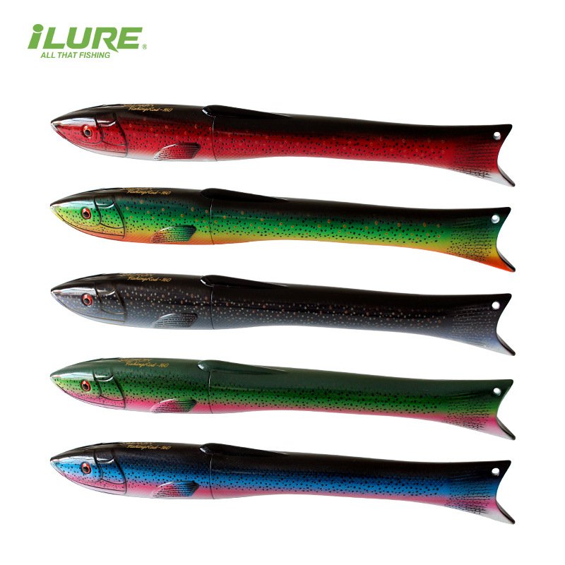 Fish-shaped telescopic rod